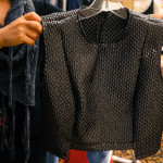 Julie Kontos said this shirt was inspired by the tops of castles! Look at the bottom of the garment!