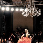 Working her magic on the runway!